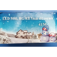 Герлянда 41 м (500 LED RUBIN) (різно кольорова) Герлянда 41 м (500 LED RUBIN) (різно кольорова)