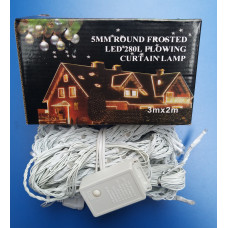 Герлянда водоспад 3*2 м (280 LED RUBIN) CL- 176 (жовтий) Герлянда водоспад 3*2 м (280 LED RUBIN) CL- 176 (жовтий)