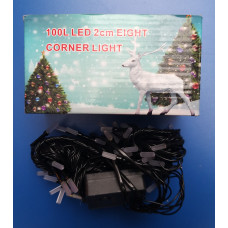 Герлянда Олень 9м (100 LED) кольоровий Герлянда Олень 9м (100 LED) кольоровий