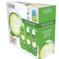 Eloderma набір подарунковий Cucumber&Mallow (шампунь для волосся 400 мл + рідке мило 300 мл + молочк